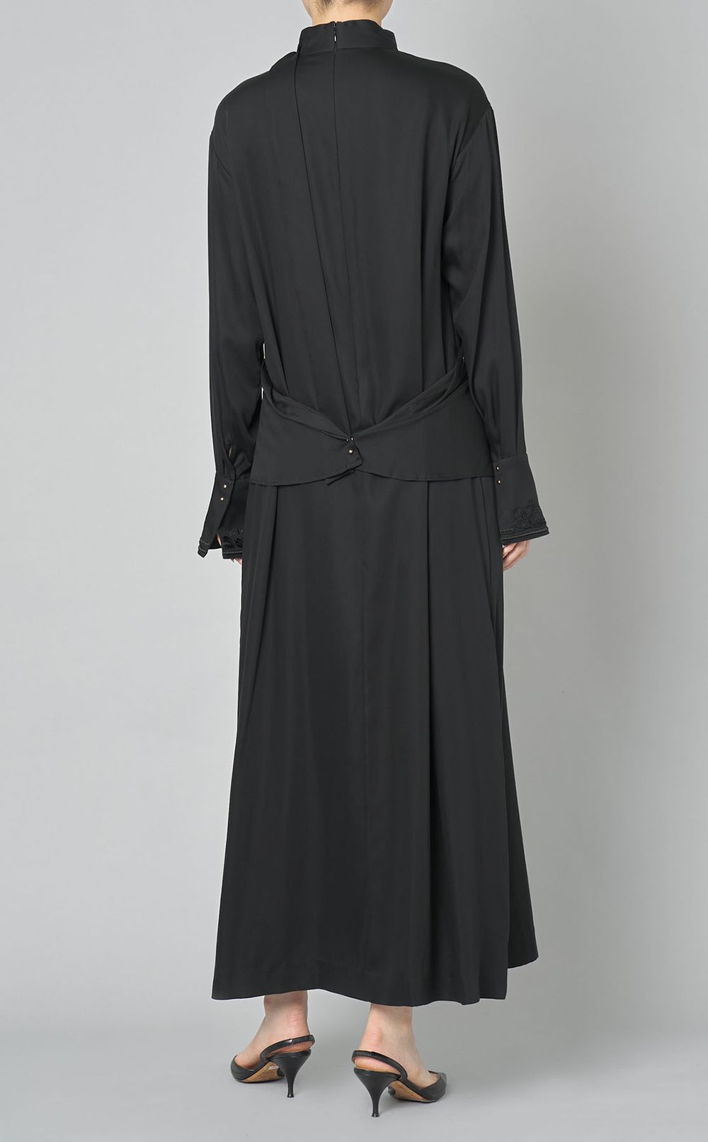 2wayエンブロイダリーラップワンピース