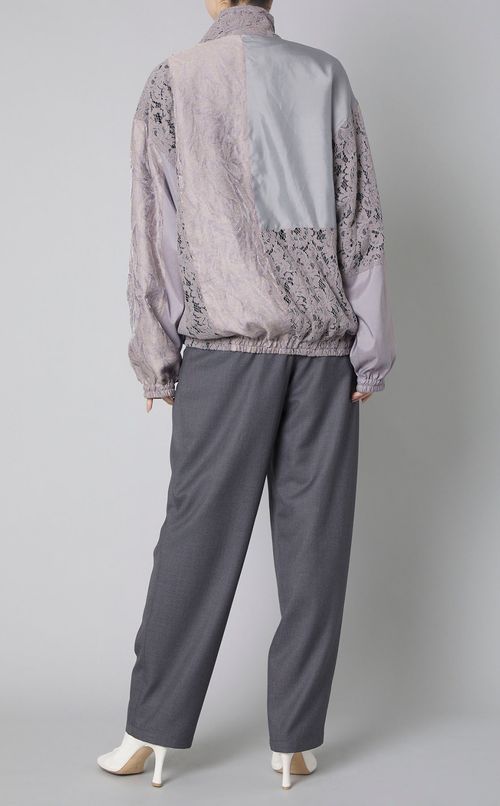 【reADdress】パッチワークスポーツブルゾン