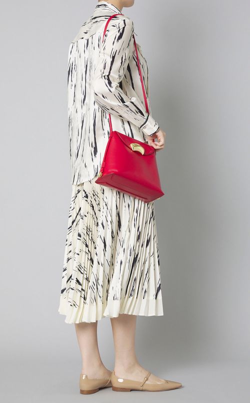 IDソフトレザーショルダーバッグ