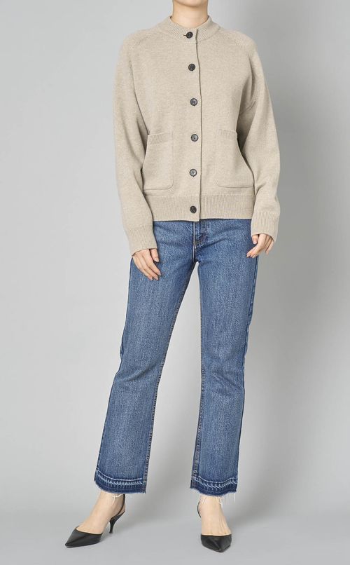 【別注】天竺クルーカーディガン