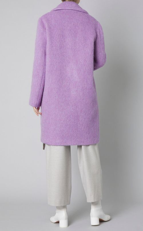 ウールシャギーダブルコート