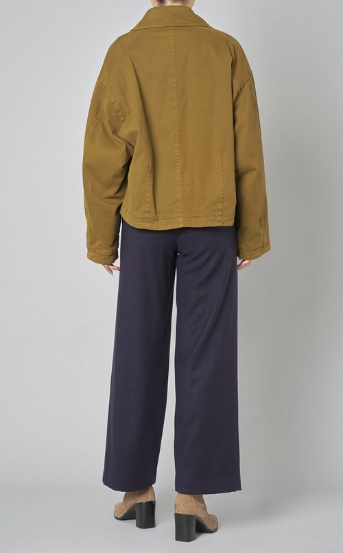 コットンドロップショルダーブルゾン