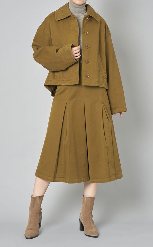 コットンドロップショルダーブルゾン