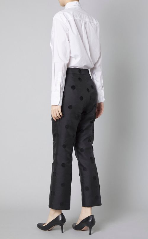 モールドットストレートパンツ