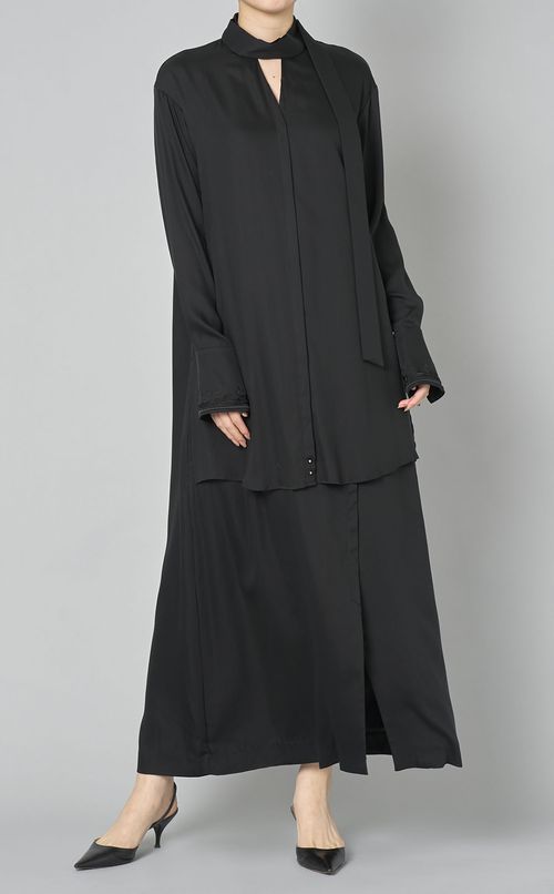 2wayエンブロイダリーラップワンピース