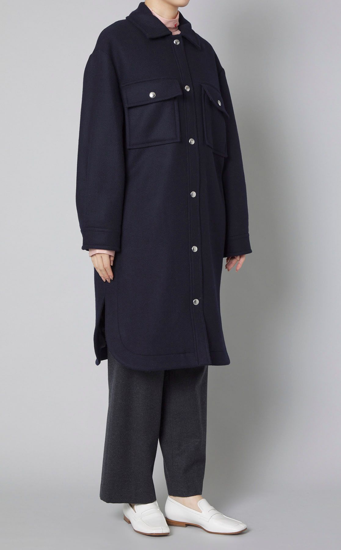 MAISON KITSUNÉ｜ウールワークウェアコート