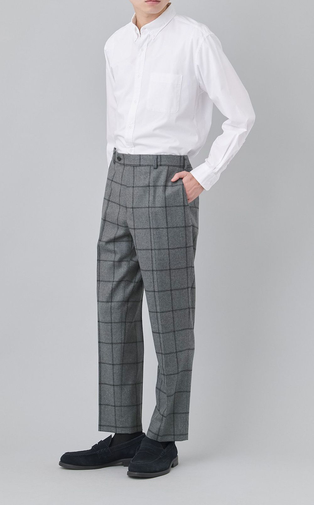 2タックウールスラックス