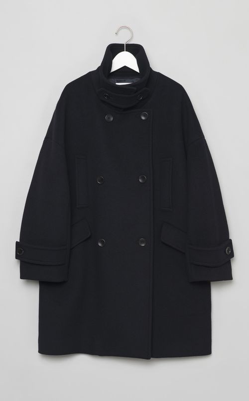 ウールバルマカンハーフコート