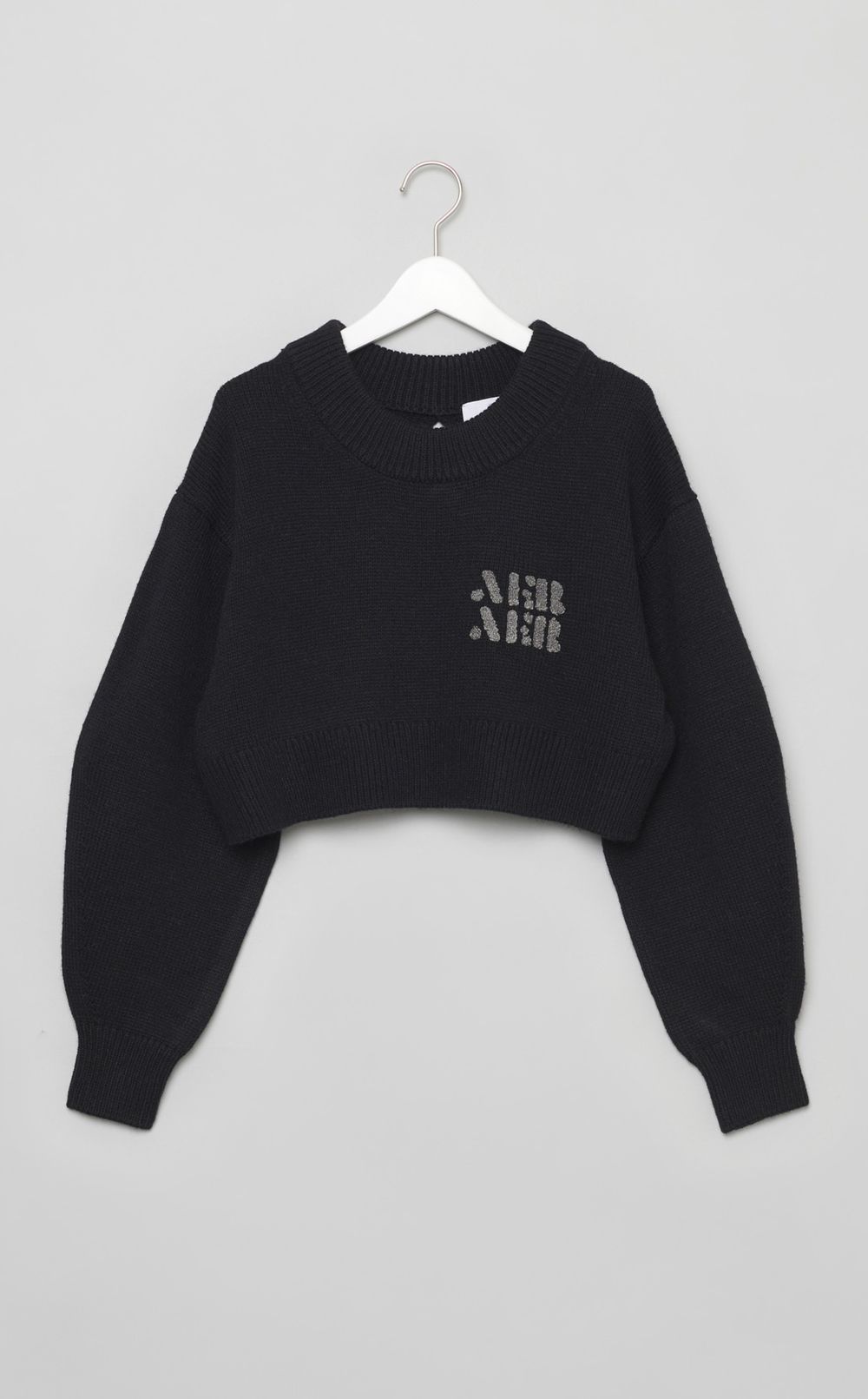 ロゴショートニットプルオーバー