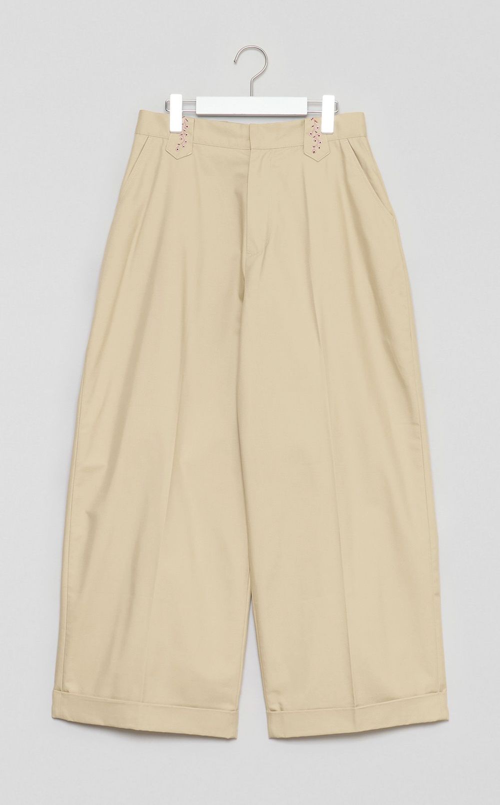 ワイドチノパンツ