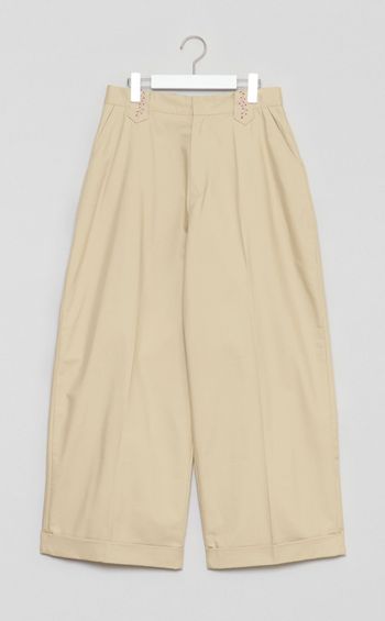 ワイドチノパンツ