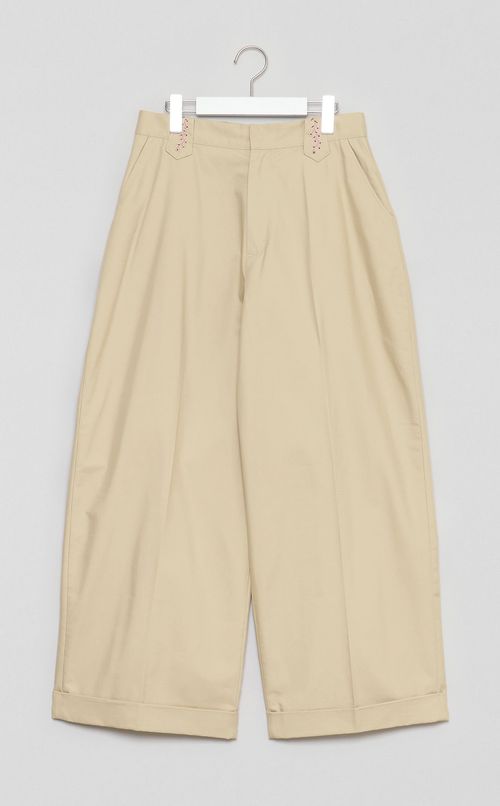 ワイドチノパンツ