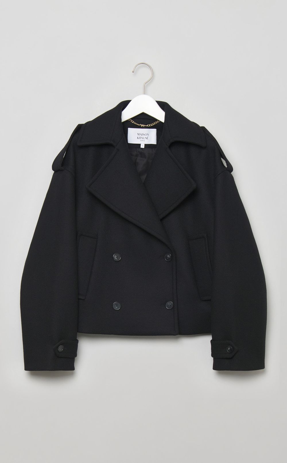 クロップドピーコート