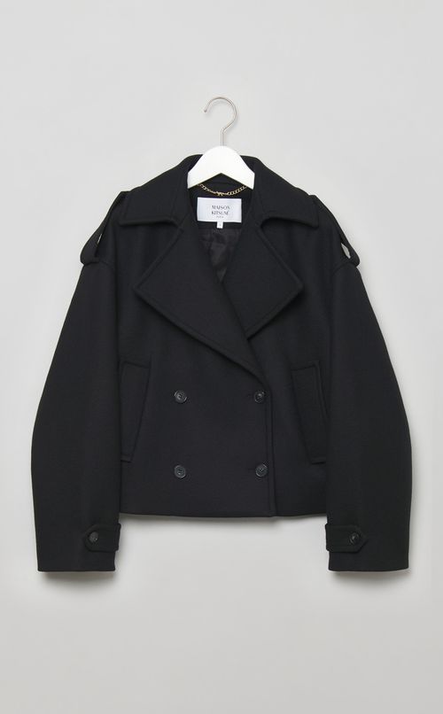 クロップドピーコート