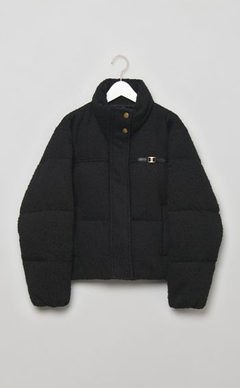 ブークレー中綿クロップダウンブルゾン