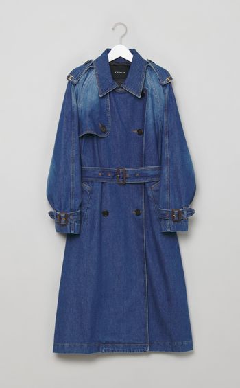 リラックスデニム卜レンチコー卜