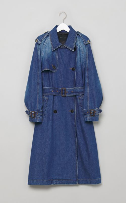 リラックスデニム卜レンチコー卜