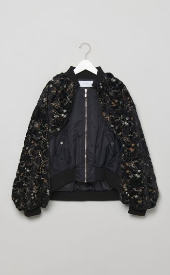 エンブロイダリーミリタリーブルゾン