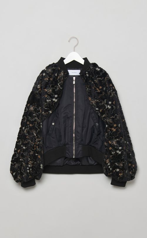 エンブロイダリーミリタリーブルゾン