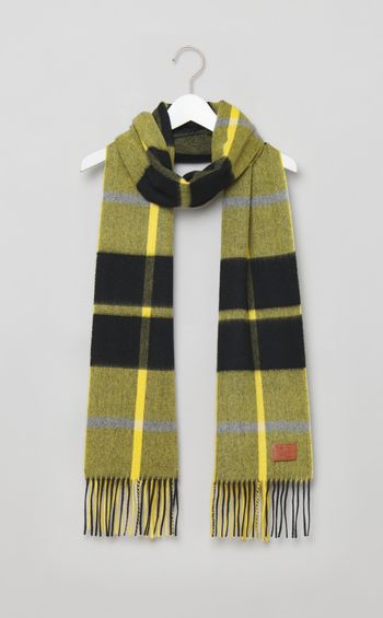 タータンチェックカシミヤマフラー