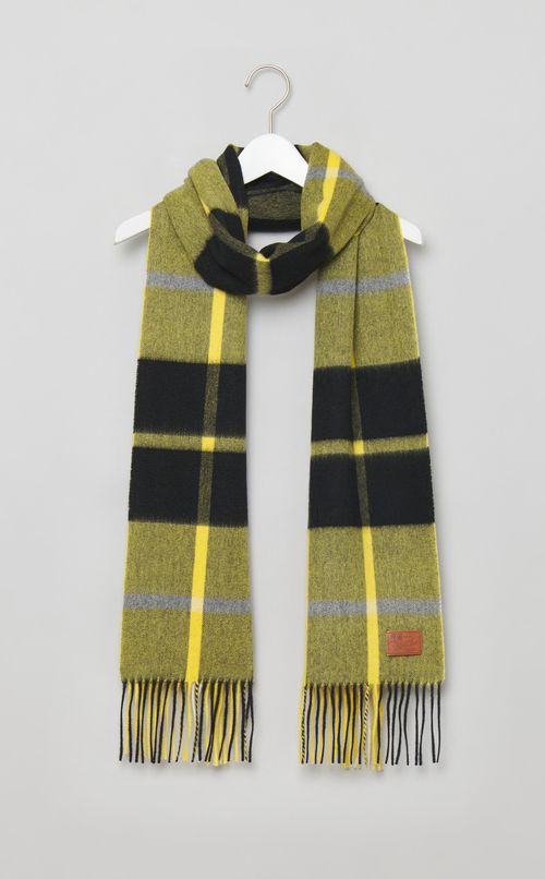 タータンチェックカシミヤマフラー