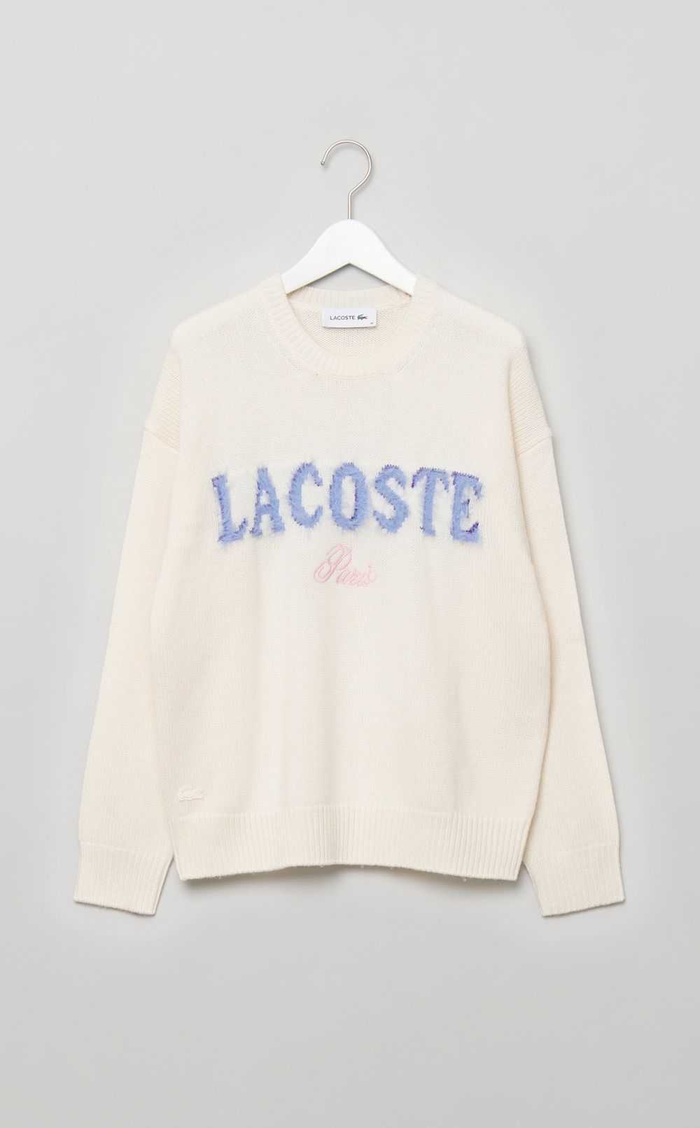 ロゴモチーフニット