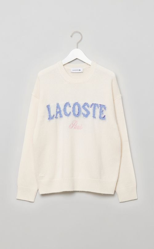 ロゴモチーフニット