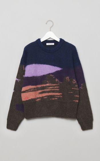 マルチカラーインターシャニット