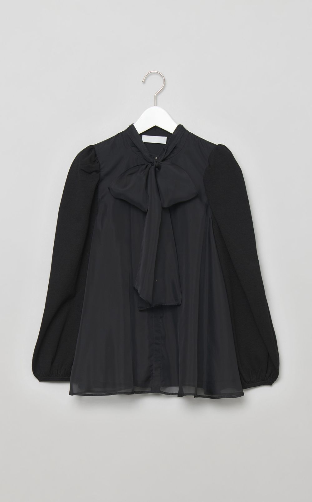 ニットコンビレイヤードブラウス