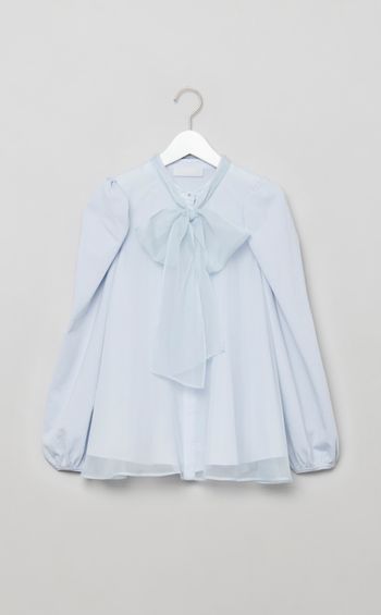 ニットコンビレイヤードブラウス