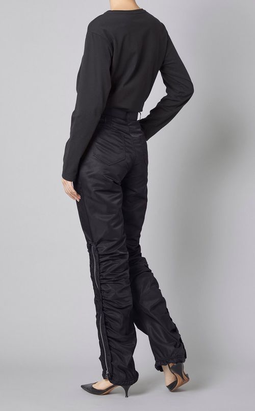 ナイロンMA-1フリルパンツ