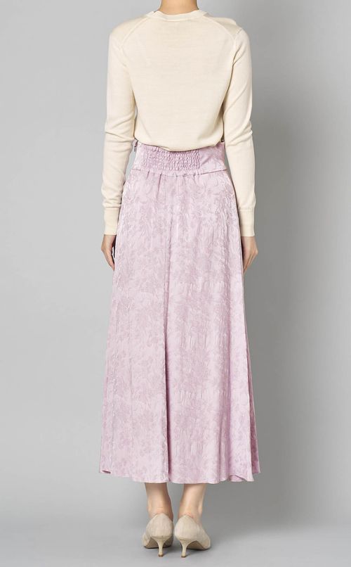 フラワージャカードスカート