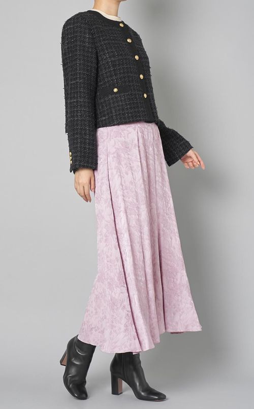 フラワージャカードスカート