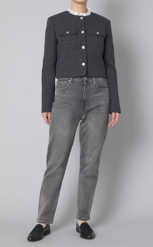 プラッシュツイードショートジャケット