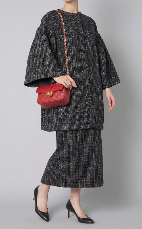 キルティングレザーミニチェーンバッグ