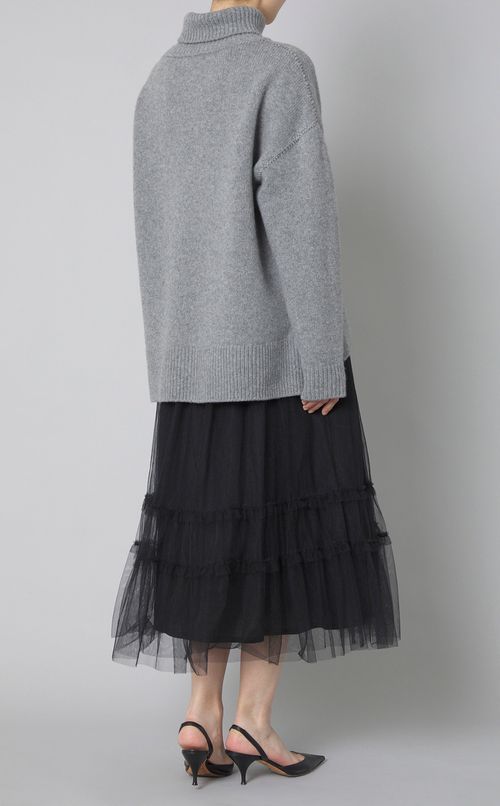 【別注】ハイネックステッチニット