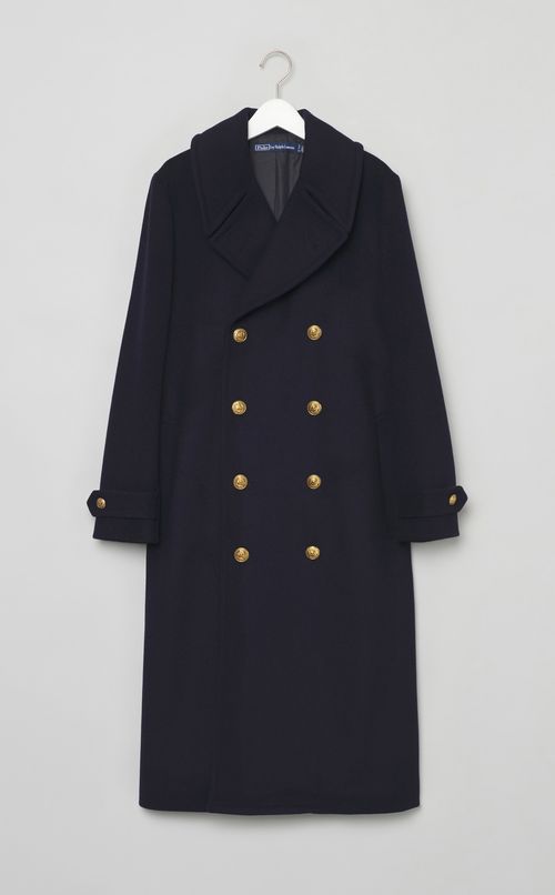 ウールロングピーコート