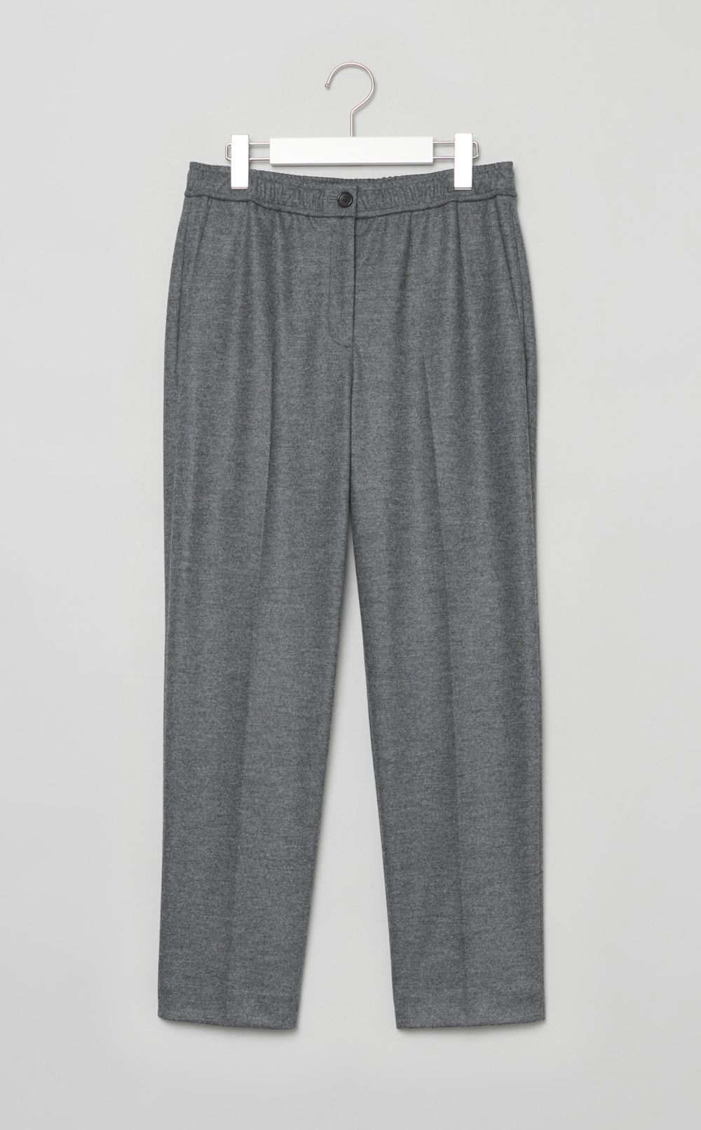 ウールスムーステーパードパンツ