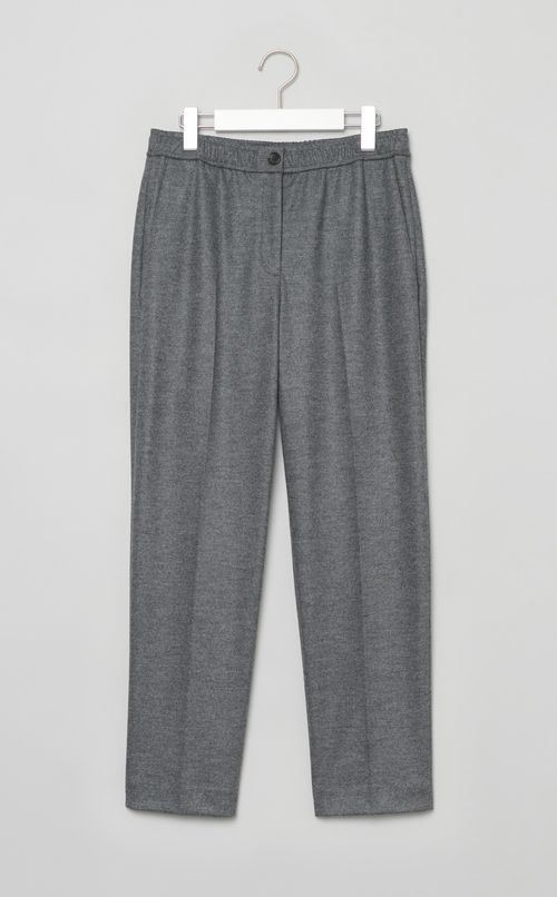 ウールスムーステーパードパンツ