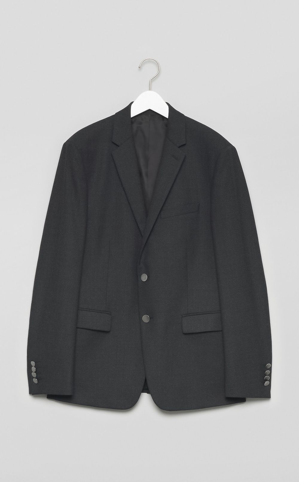 ウールポリフランネルブレザー