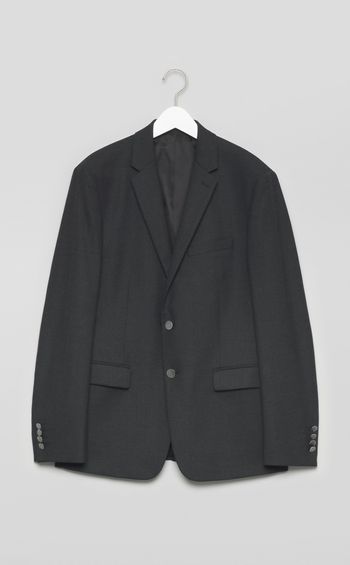 ウールポリフランネルブレザー