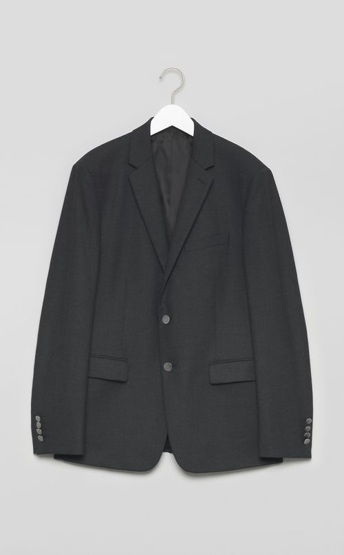 ウールポリフランネルブレザー