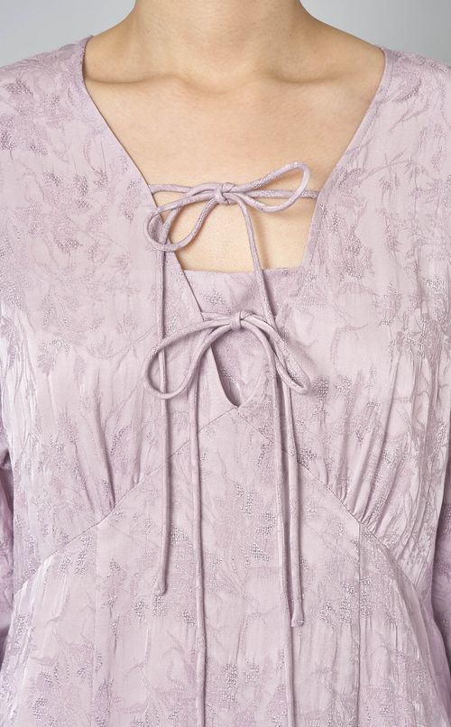 フラワージャガードワンピース