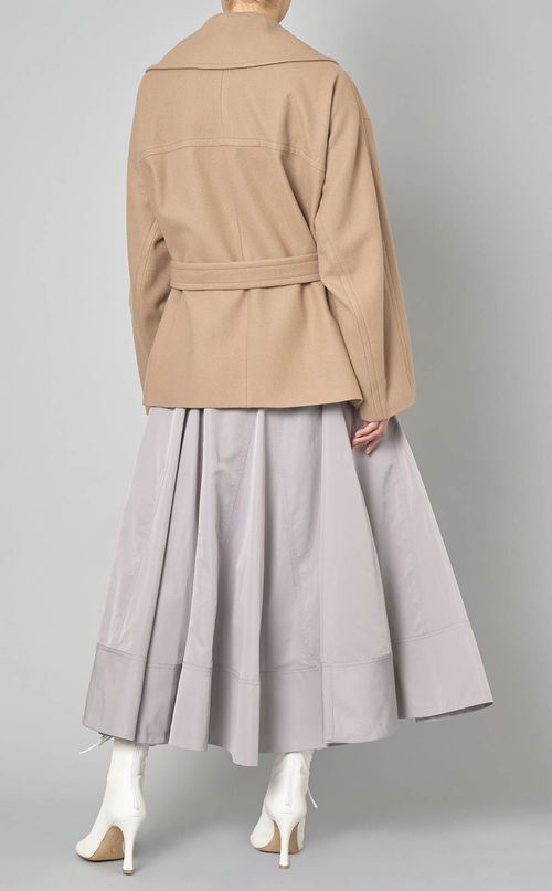 ビッグカラーショートコート