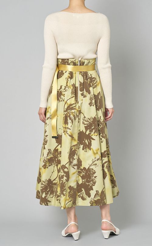 フロッキーフラワースカート