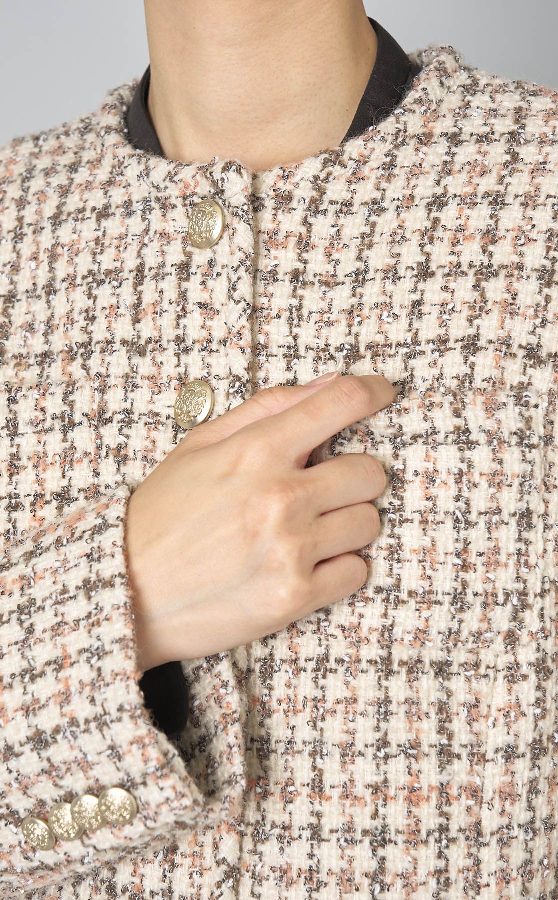 CELFORD｜パイピングツイードジャケット