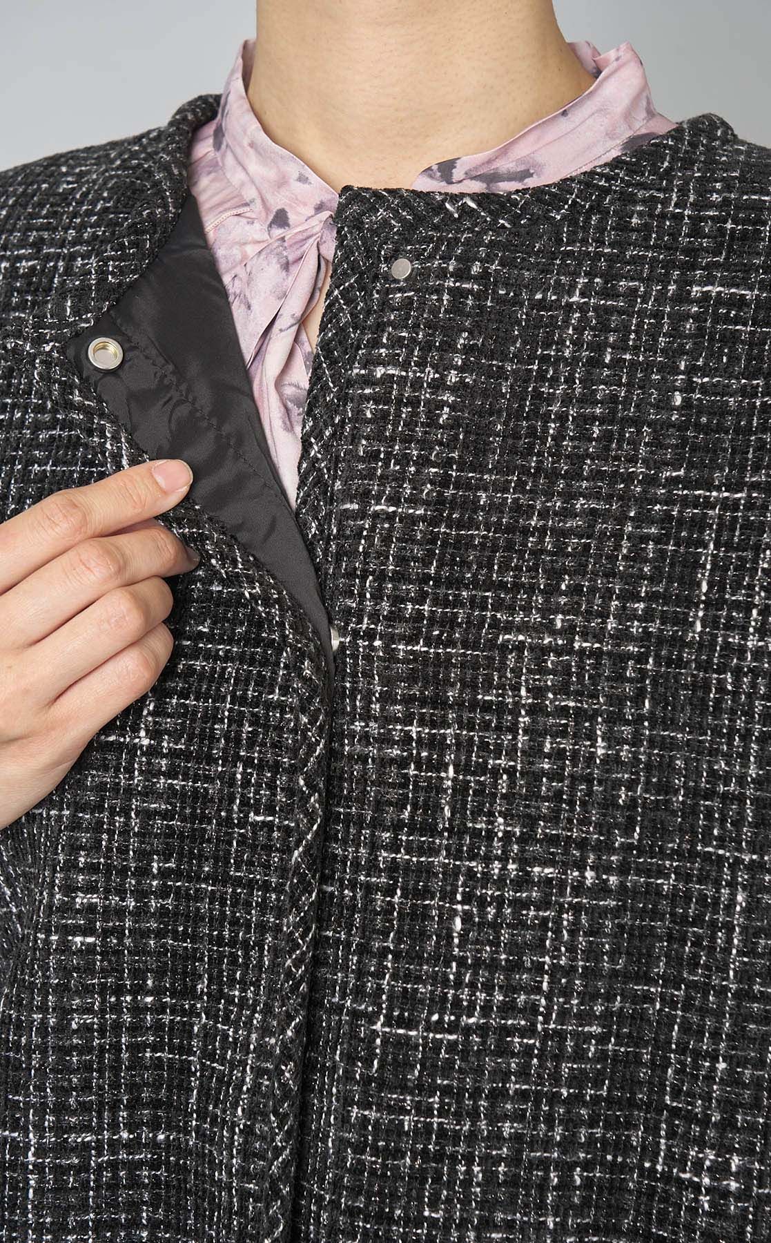 1% イチパーセント　フレアコート　ブラック RESEXXY（リゼクシー） コート アウター Aラインフレアコート