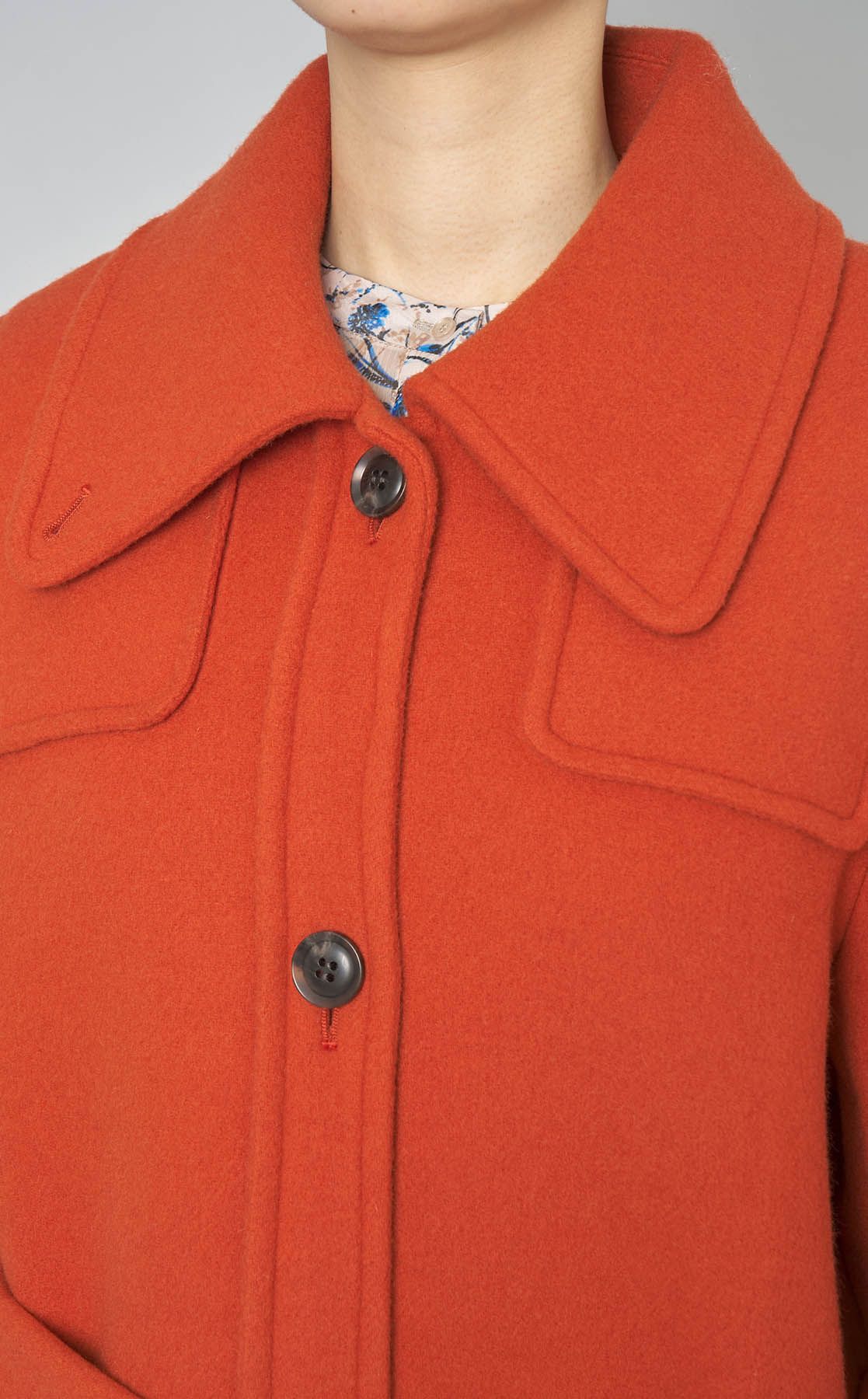 styling/｜ワイドカラーロングコート