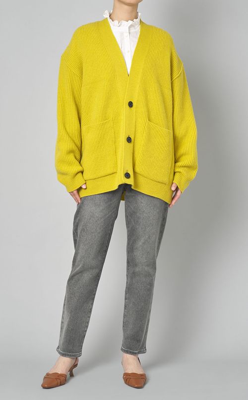 【別注】片畔Vネックカーディガン