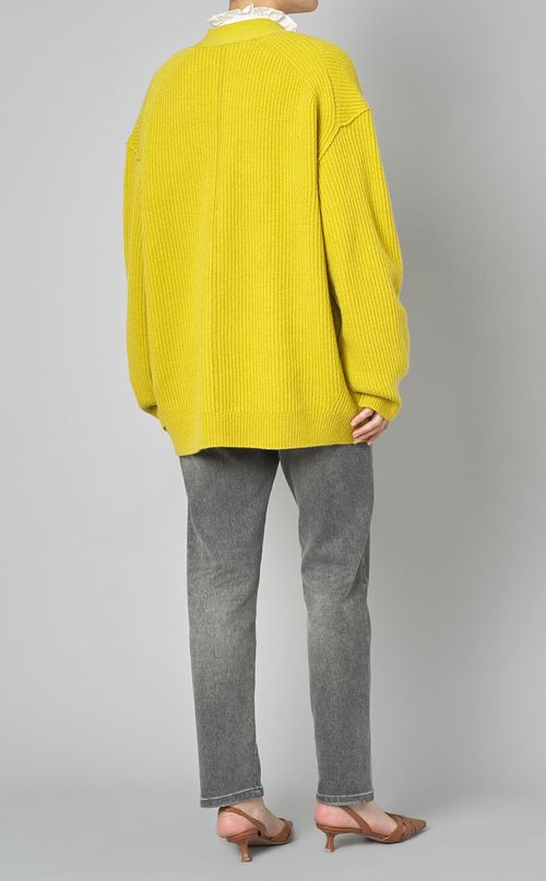 【別注】片畔Vネックカーディガン